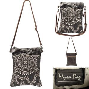 Myra Bag Small Tales Cowhair Western Crossbody Bag